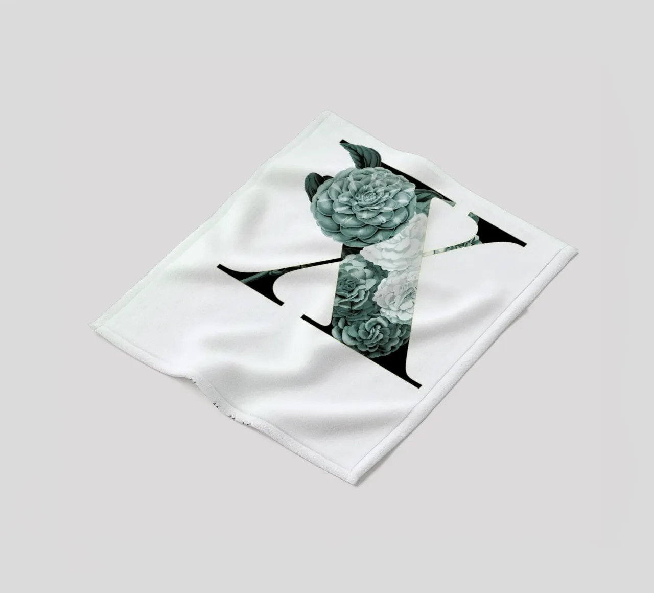 Flower Alphabet - X coperta in pile da Froilein Juno