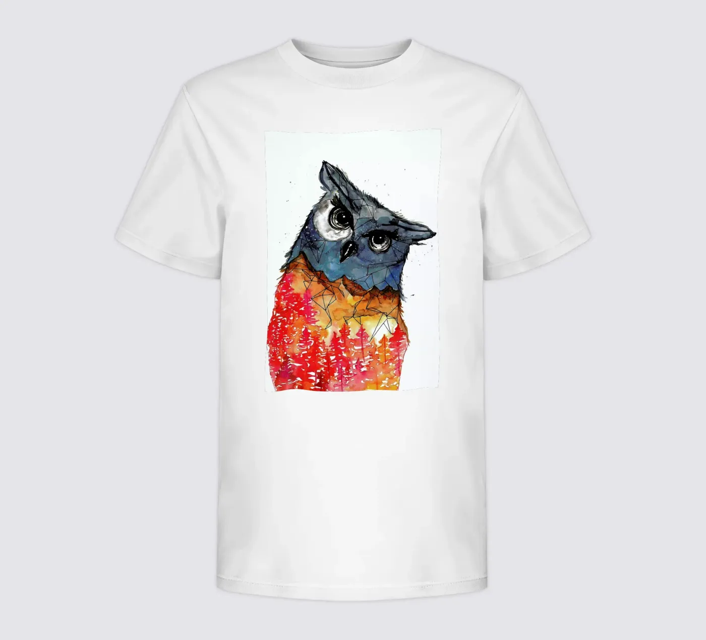 Owl t-shirt bambini da Larissa van der Laan