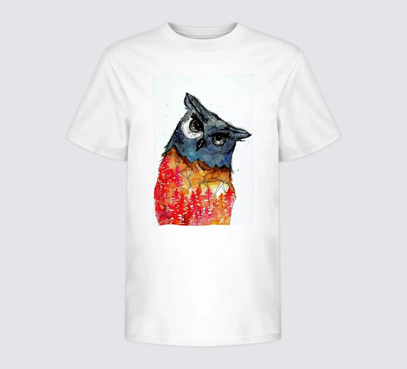 Owl t-shirt bambini da Larissa van der Laan