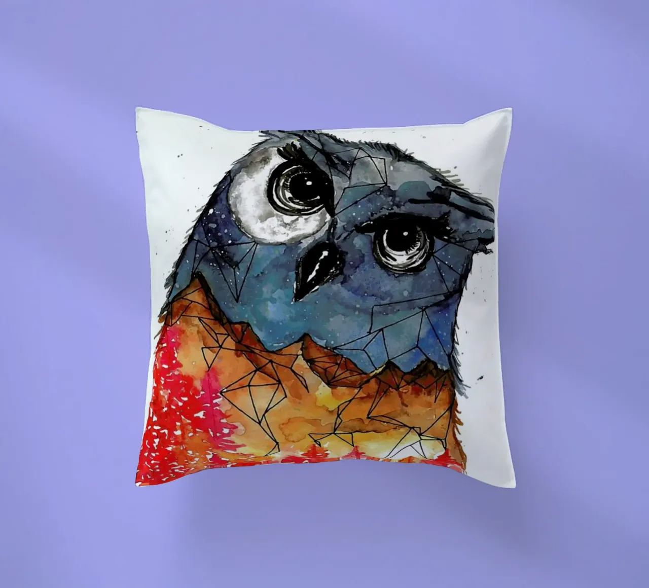 Owl cuscino da Larissa van der Laan
