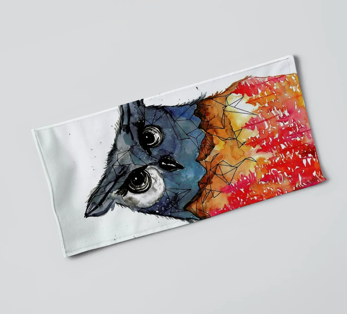 Owl towel by Larissa van der Laan