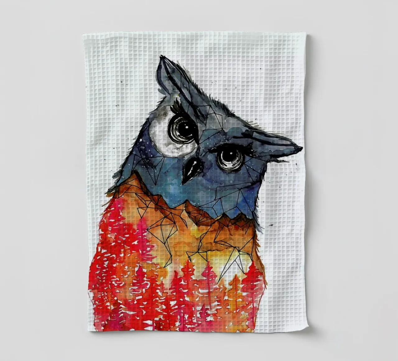 Owl canovaccio da cucina da Larissa van der Laan