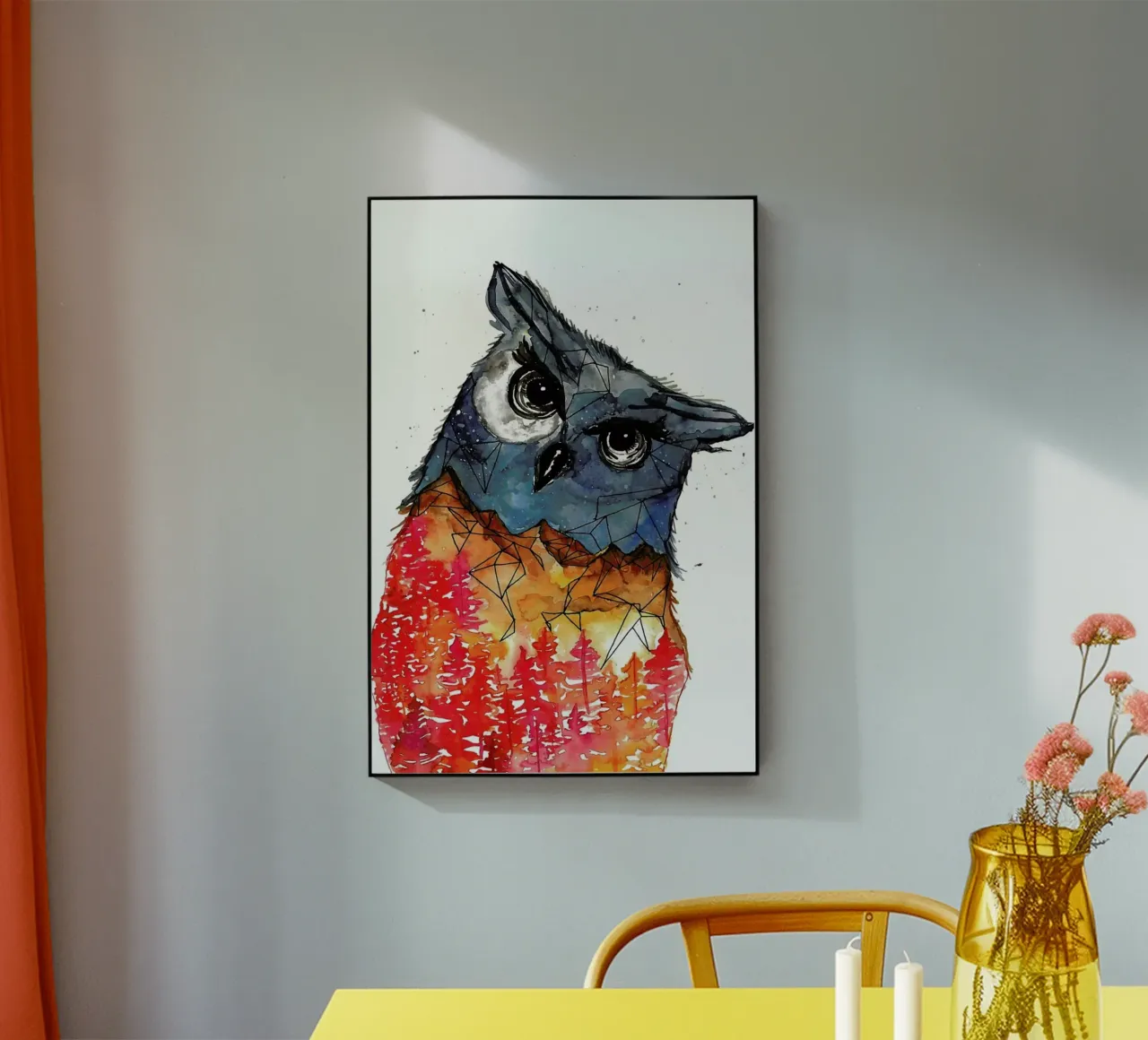 Owl plexiglass da Larissa van der Laan