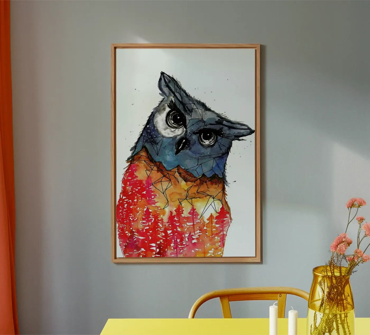 Owl alluminio dibond da Larissa van der Laan