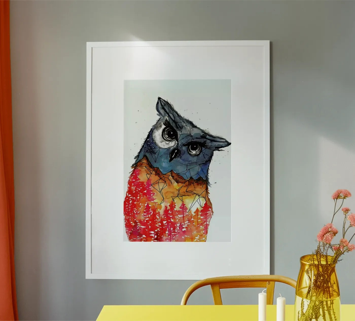 Owl poster da Larissa van der Laan