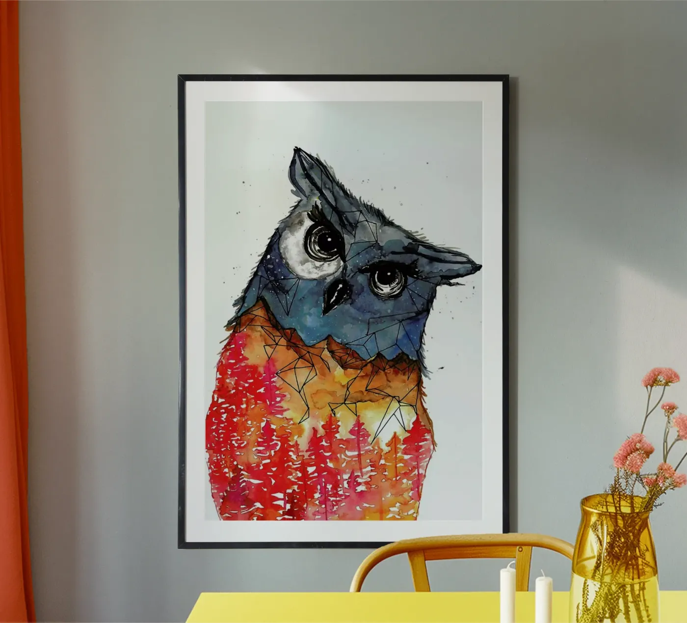 Owl poster da Larissa van der Laan