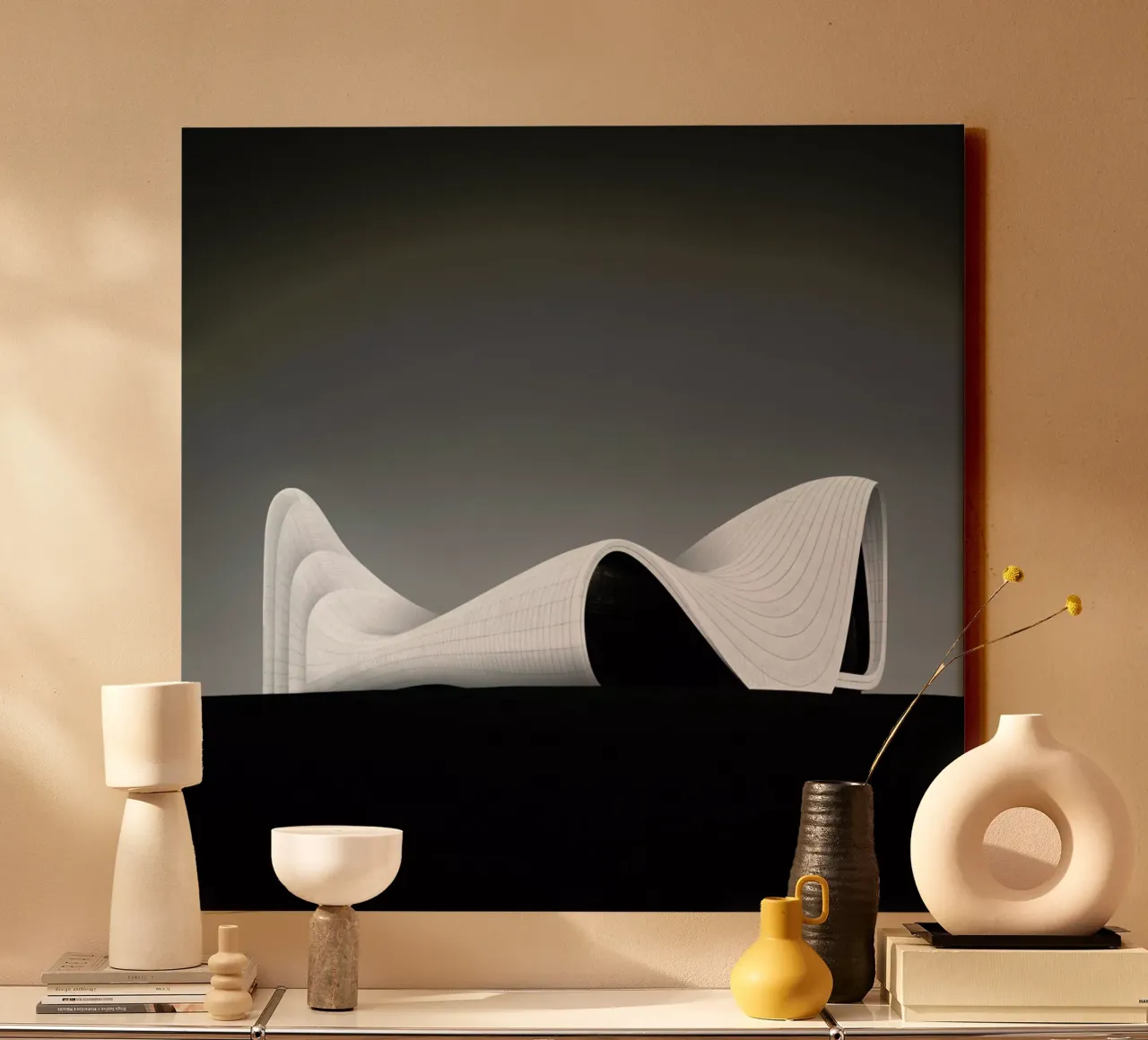 Baku -  Heydar Aliyev Center 3 canvas by Håggard Photography | Ronny Behnert