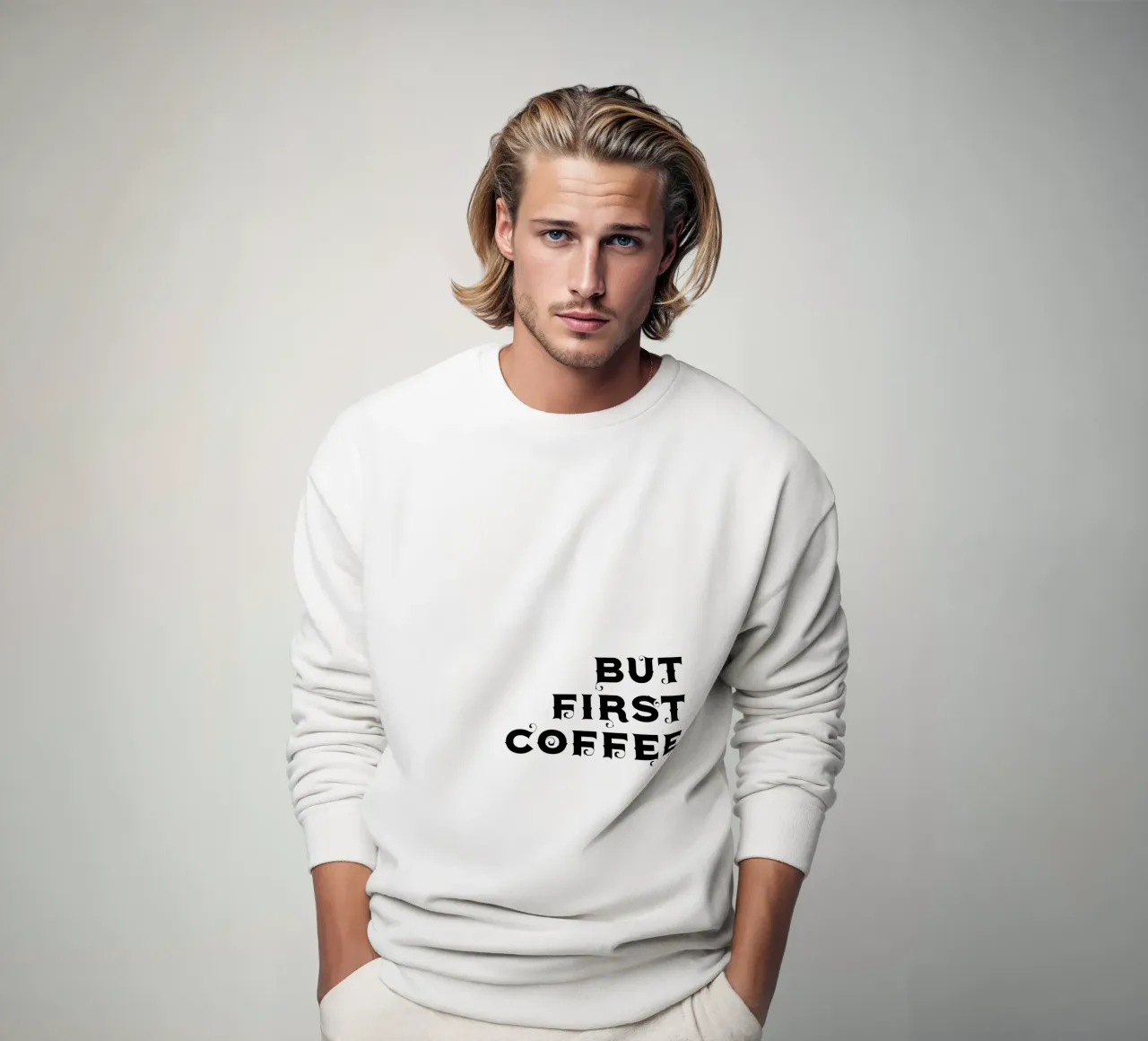 Ma prima il caffè felpa da YV TYPOGRAPHY