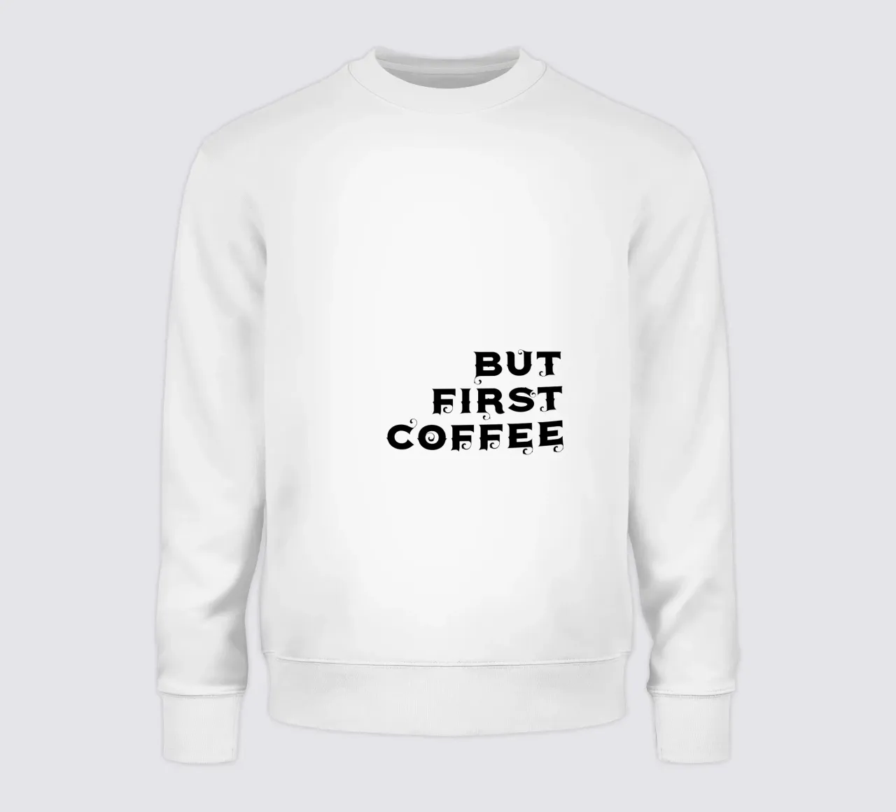 Ma prima il caffè felpa da YV TYPOGRAPHY