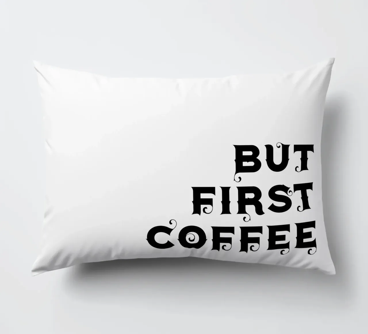 Ma prima il caffè cuscino da YV TYPOGRAPHY