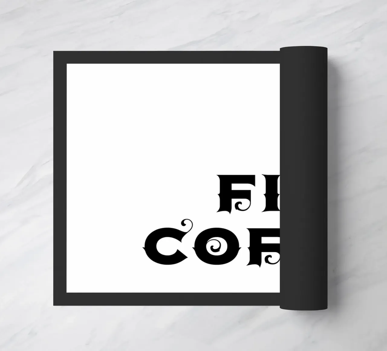 Ma prima il caffè zerbino da YV TYPOGRAPHY