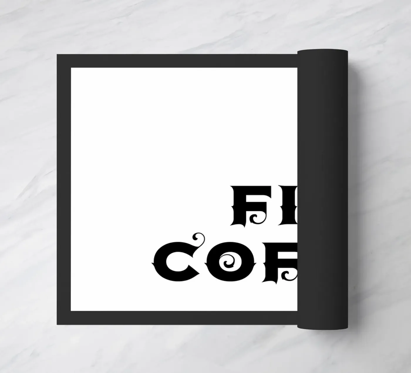 Ma prima il caffè zerbino da YV TYPOGRAPHY