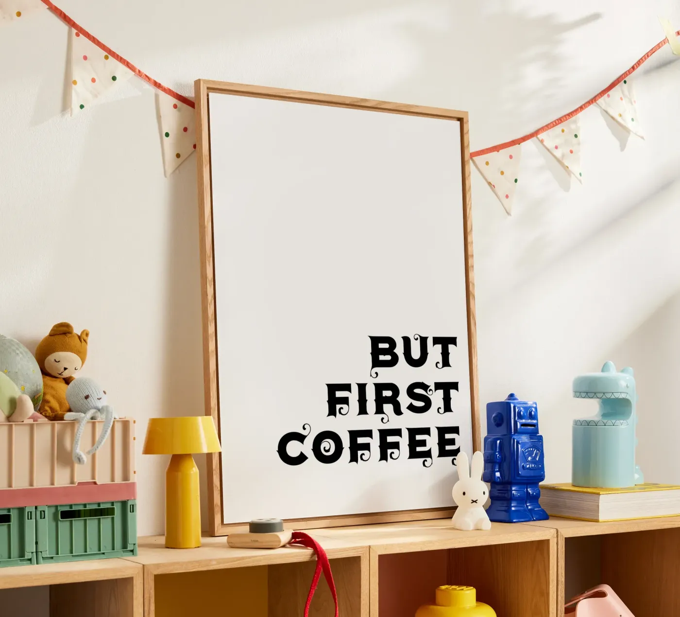 Aber zuerst Kaffee Acryl-Glas von YV TYPOGRAPHY