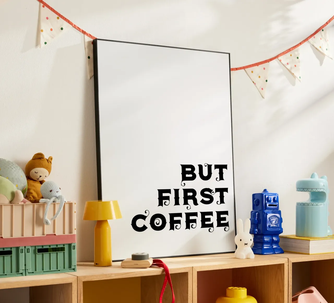Ma prima il caffè alluminio dibond da YV TYPOGRAPHY