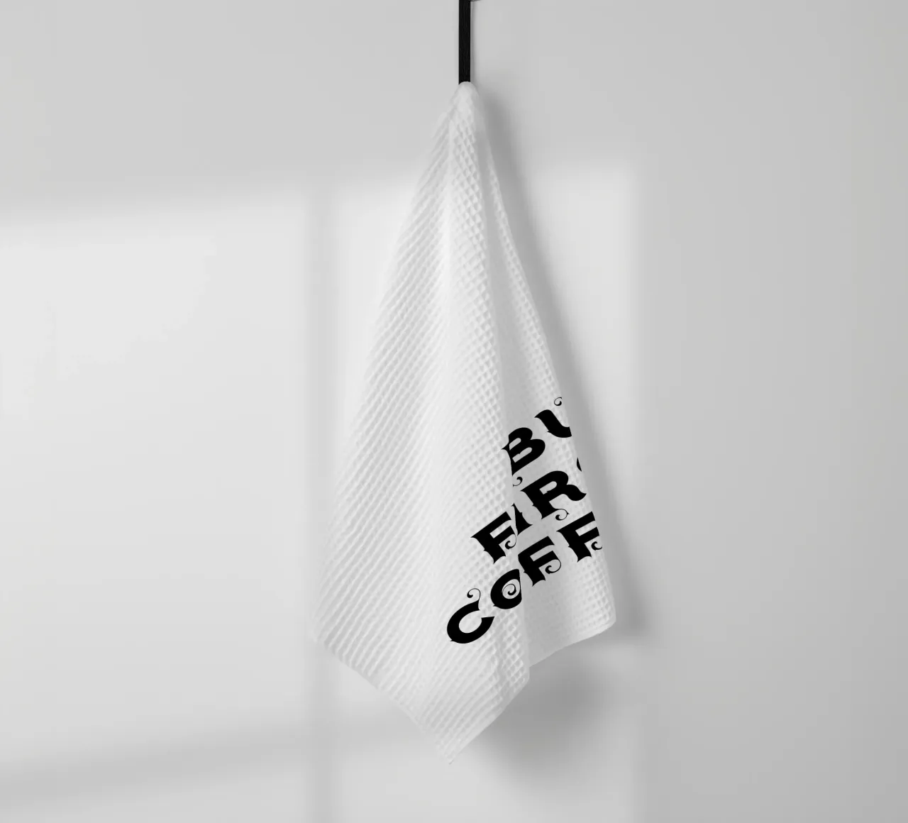 Ma prima il caffè canovaccio da cucina da YV TYPOGRAPHY