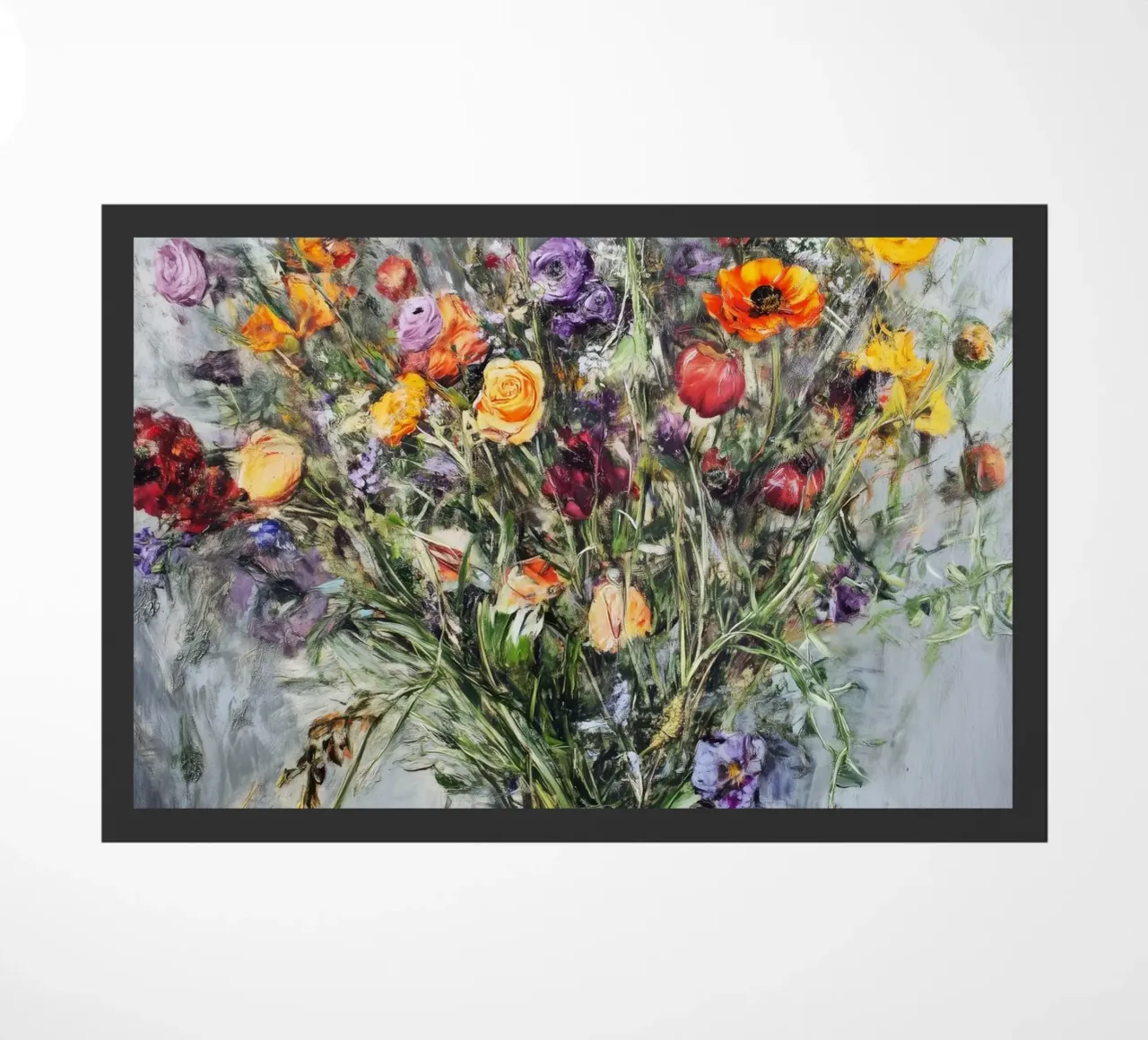Bouquet di fiori selvatici zerbino da Justyna Jaszke JBJart