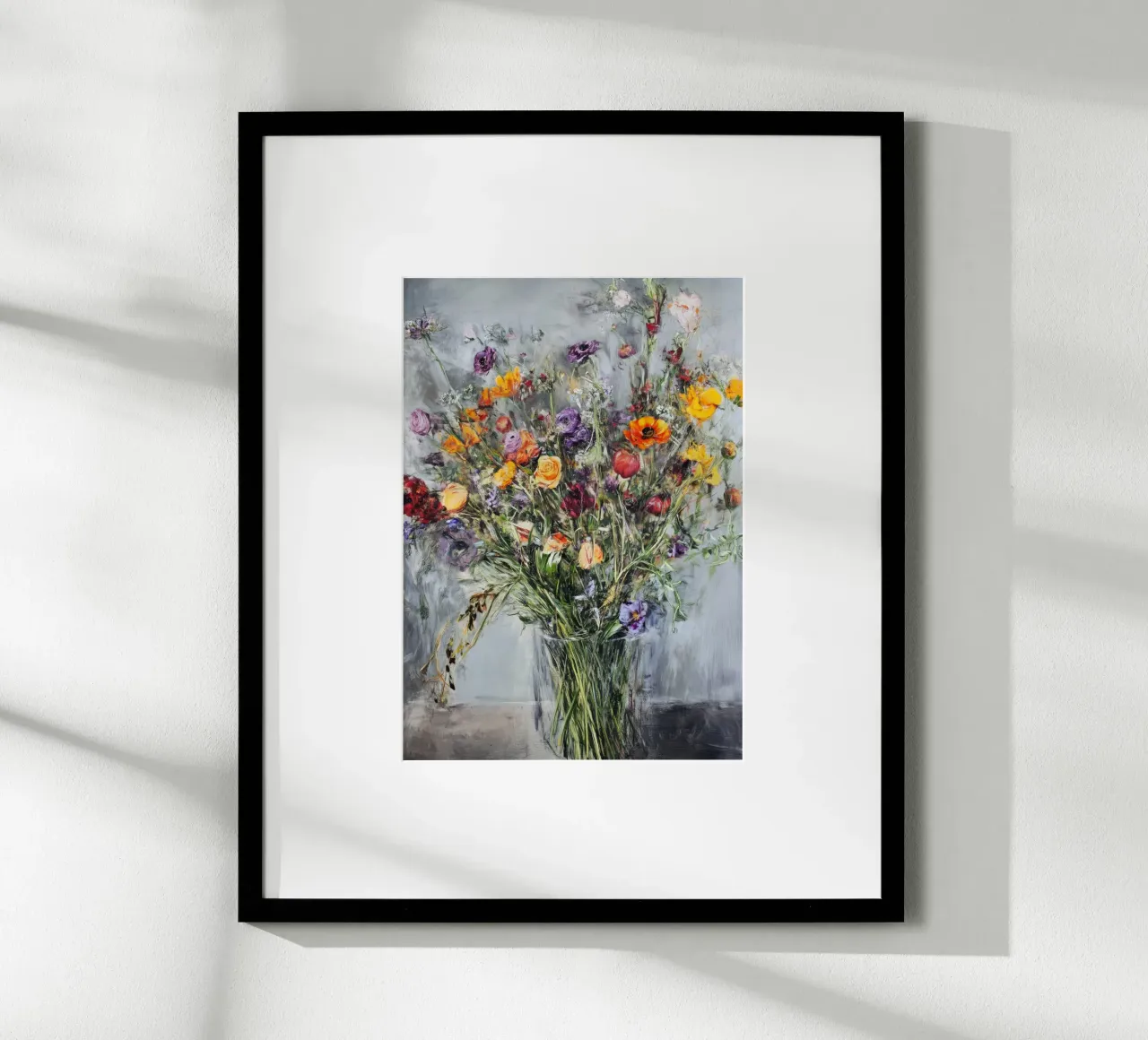 Bouquet di fiori selvatici carta hahnemühle da Justyna Jaszke JBJart