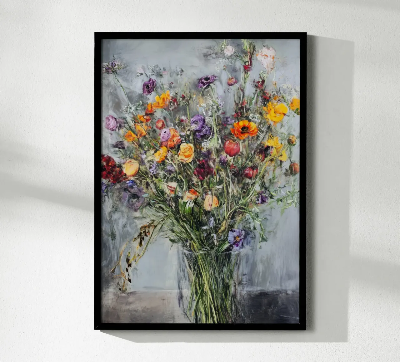 Bouquet di fiori selvatici carta hahnemühle da Justyna Jaszke JBJart