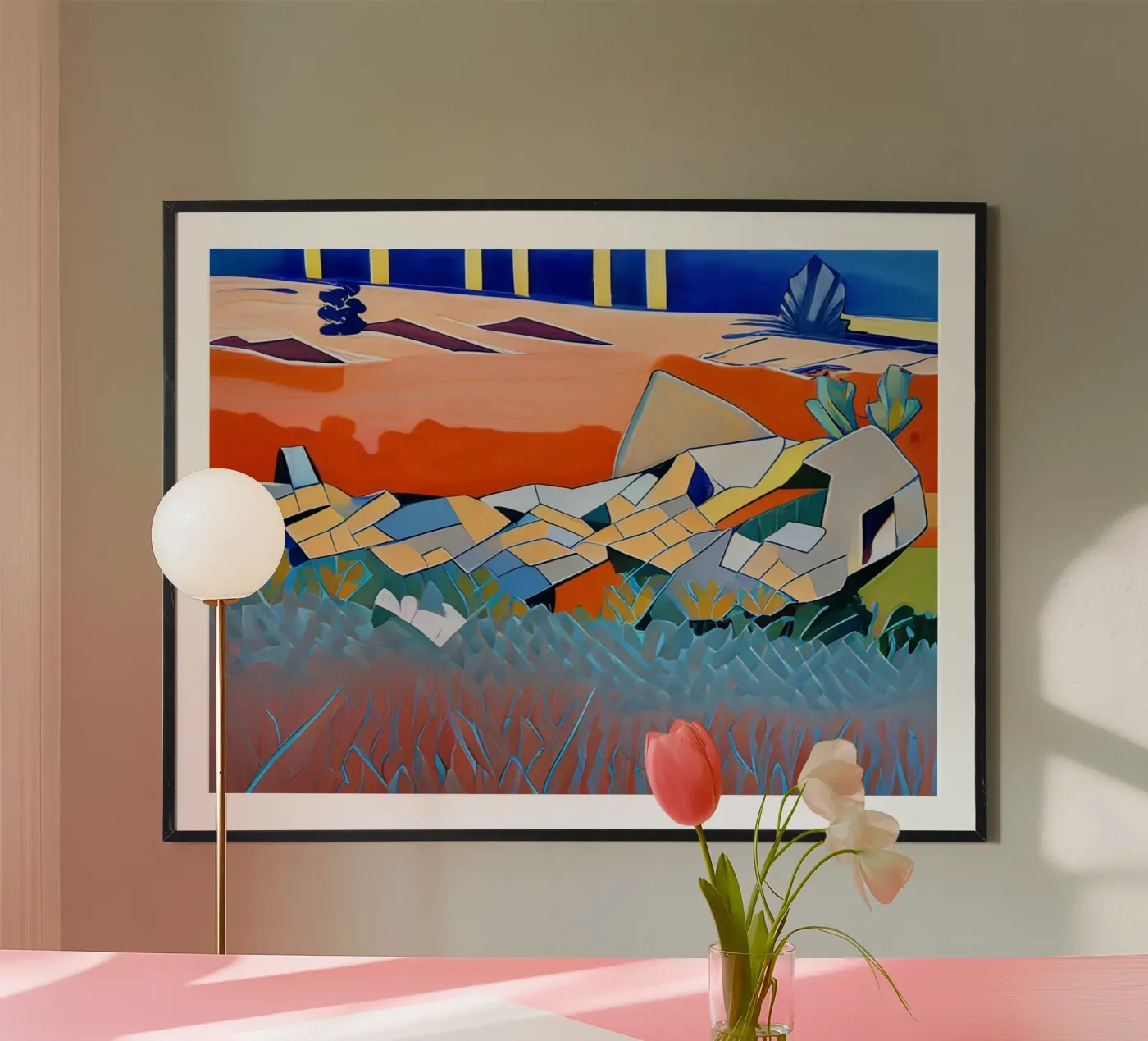 Ausflug_Landschaft_8 Poster von Abstract Art by LK