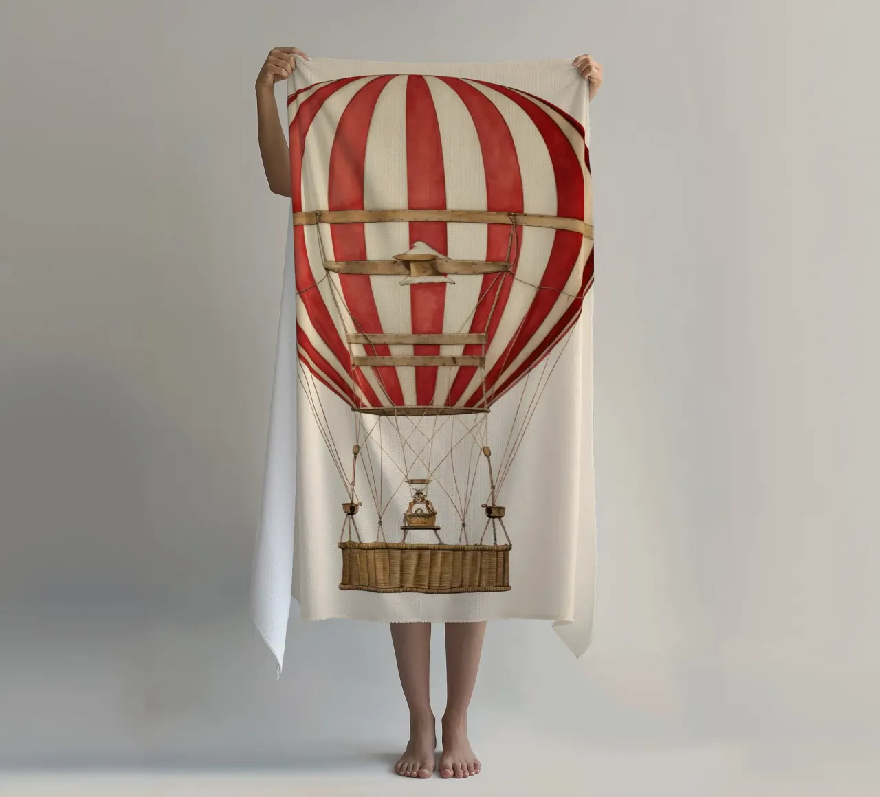 Mongolfiera telo mare da IamHomeStudio