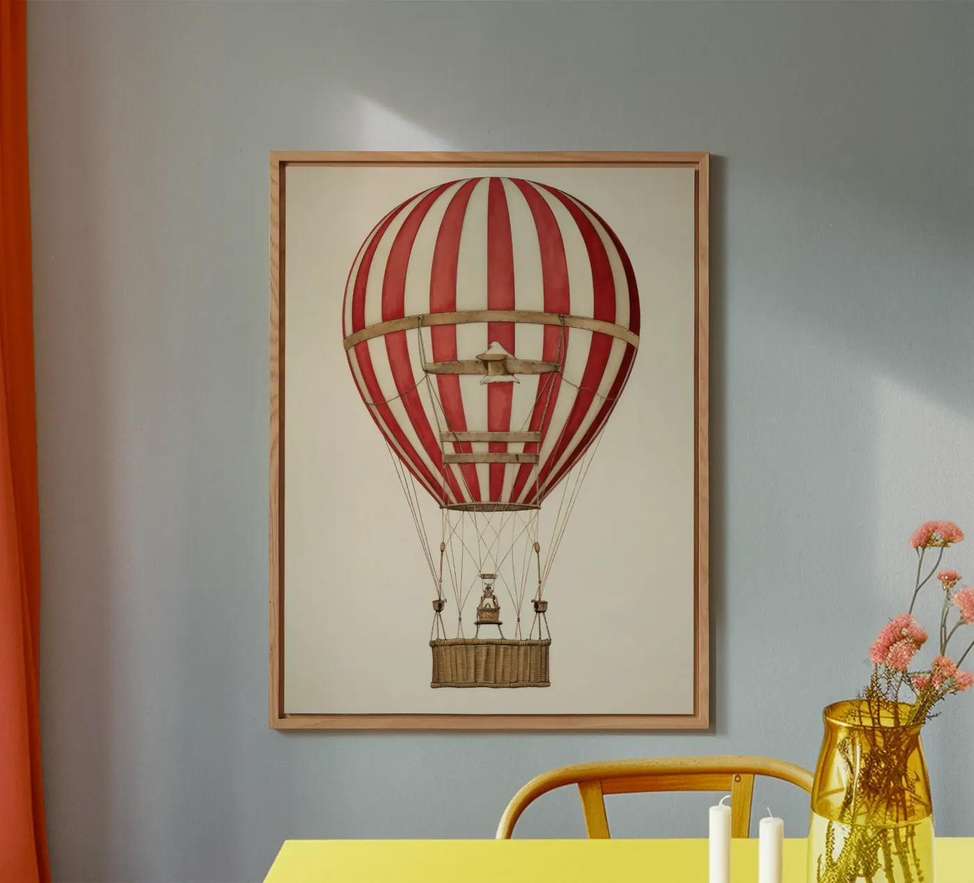 Mongolfiera alluminio dibond da IamHomeStudio