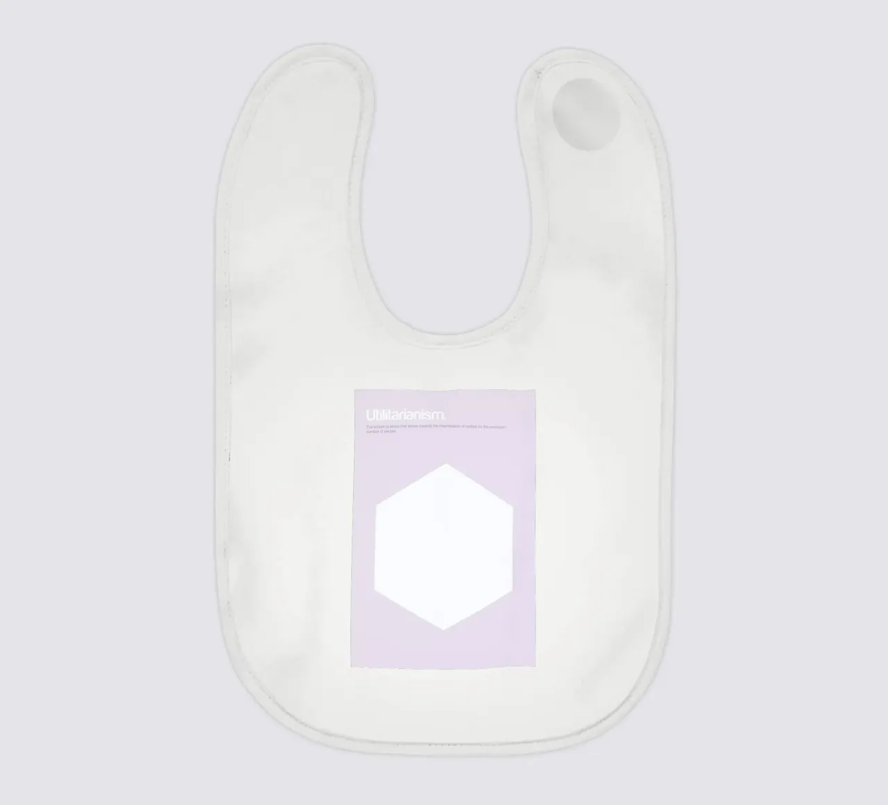 Utilitarianism Babylätzchen von Genís Carreras