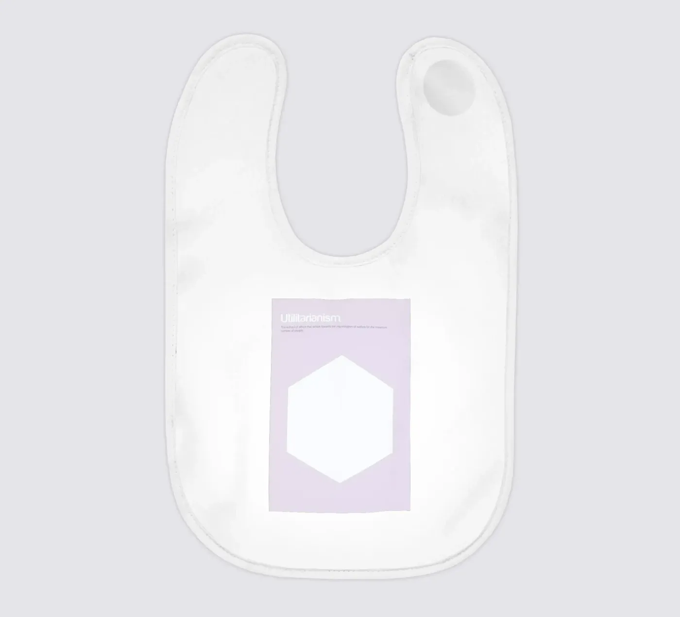 Utilitarianism Babylätzchen von Genís Carreras