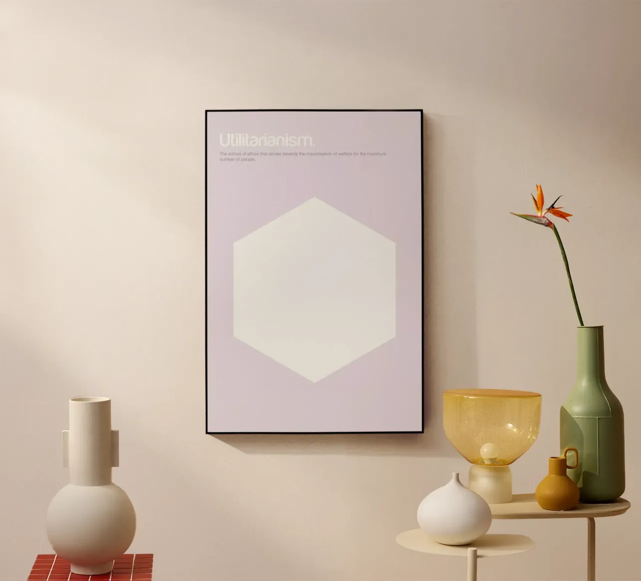 Utilitarianism plexiglass da Genís Carreras