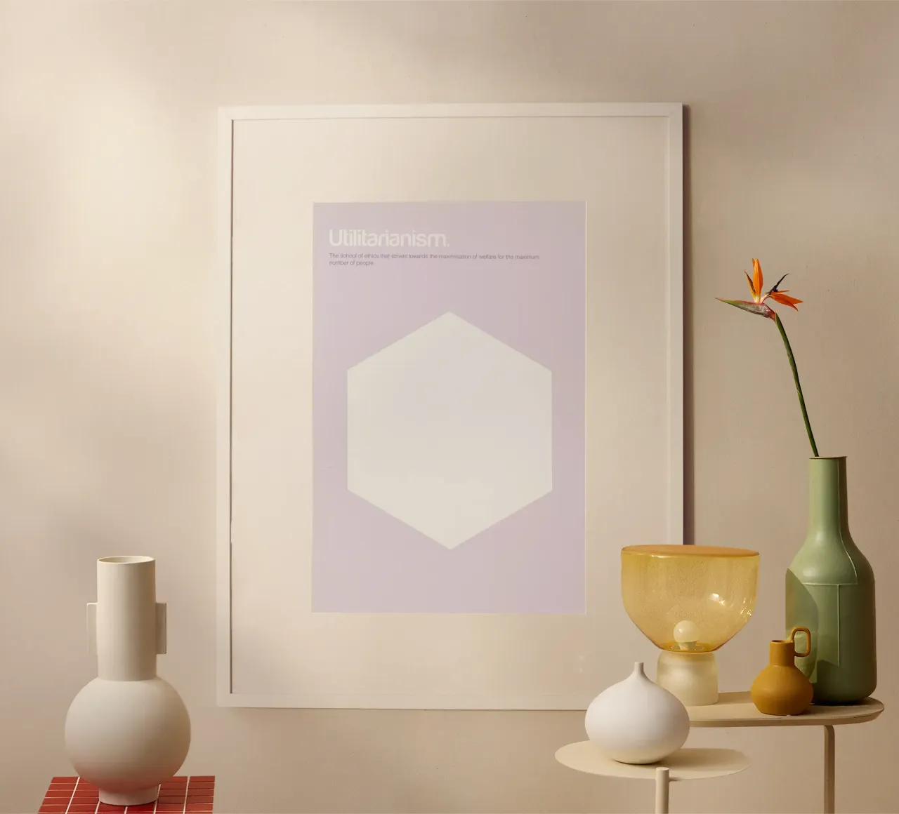 Utilitarianism poster da Genís Carreras