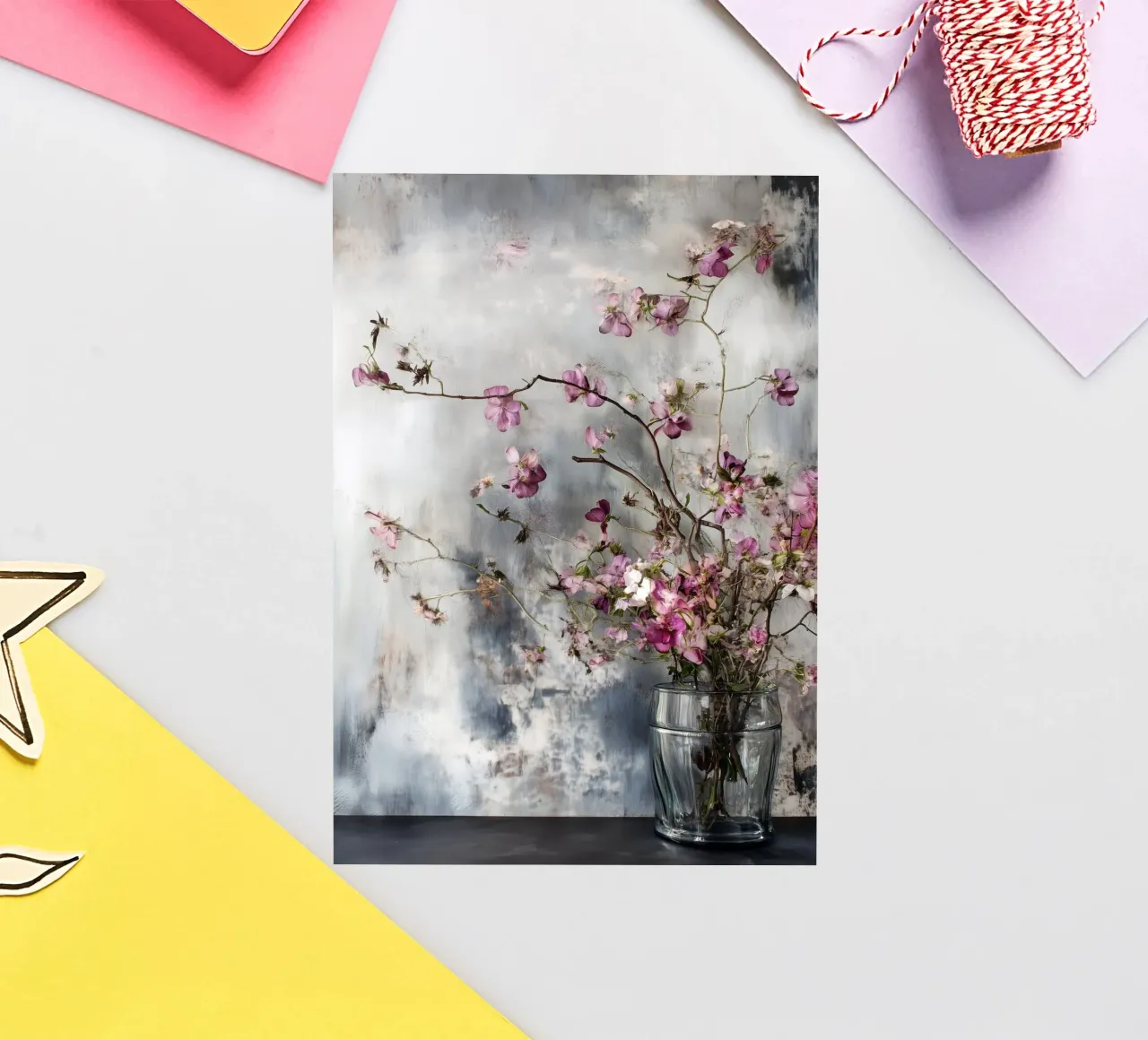 Bouquet di fiori adesivo da Justyna Jaszke JBJart