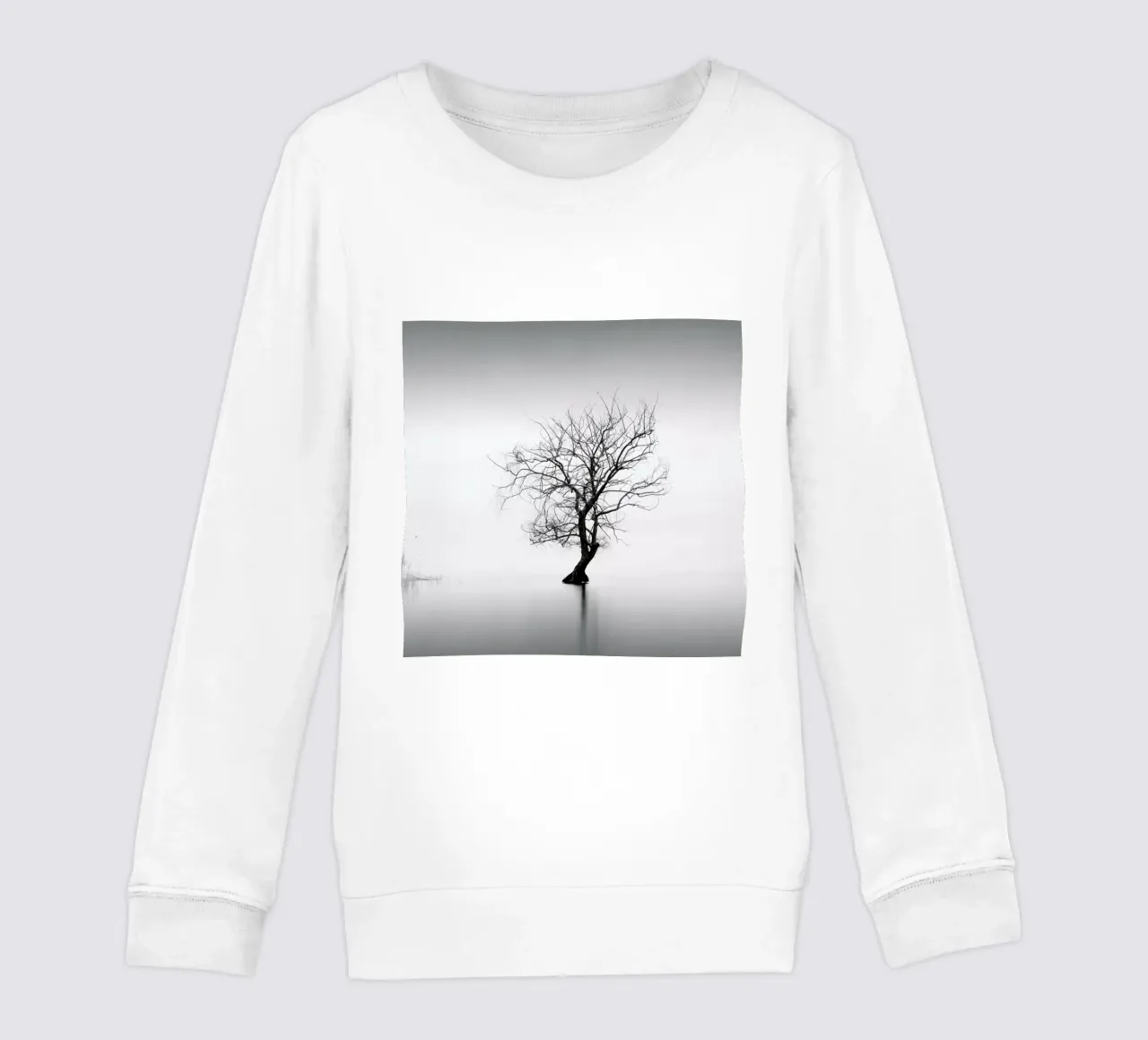 Albero Nel Lago Trasimeno I kids sweatshirt by Michael J. Reibert