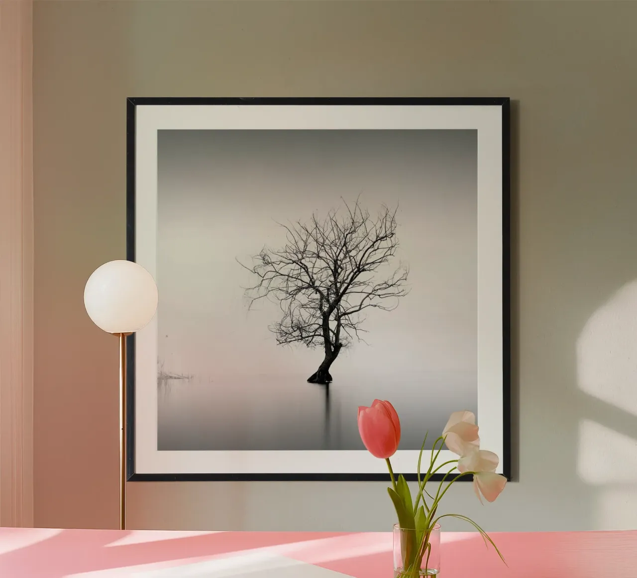 Albero Nel Lago Trasimeno I hahnemühle by Michael J. Reibert