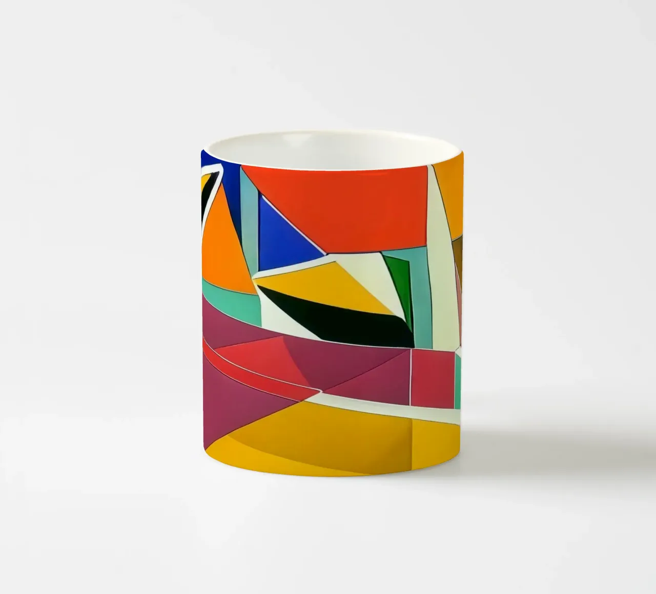 Excursion_landscape_9 ceramic mug by Abstract Art by LK