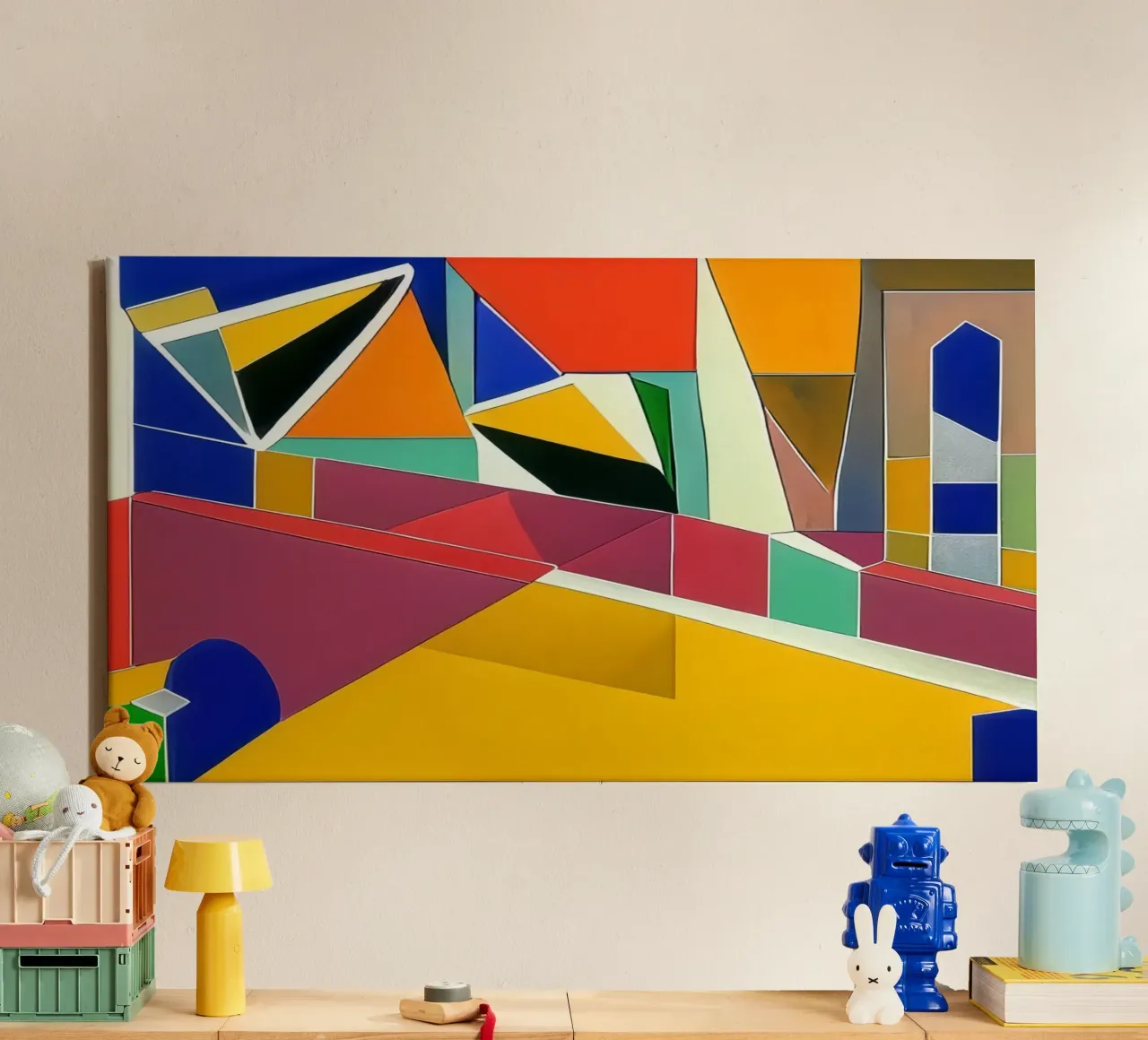 Excursion_landscape_9 canvas by Abstract Art by LK