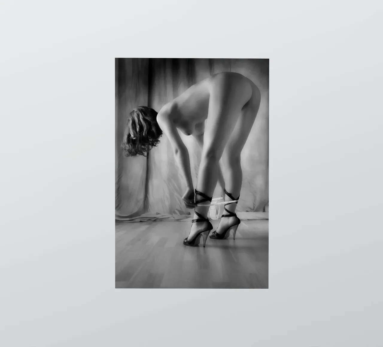Kristin Undressing sticker by Dave Hare Photography