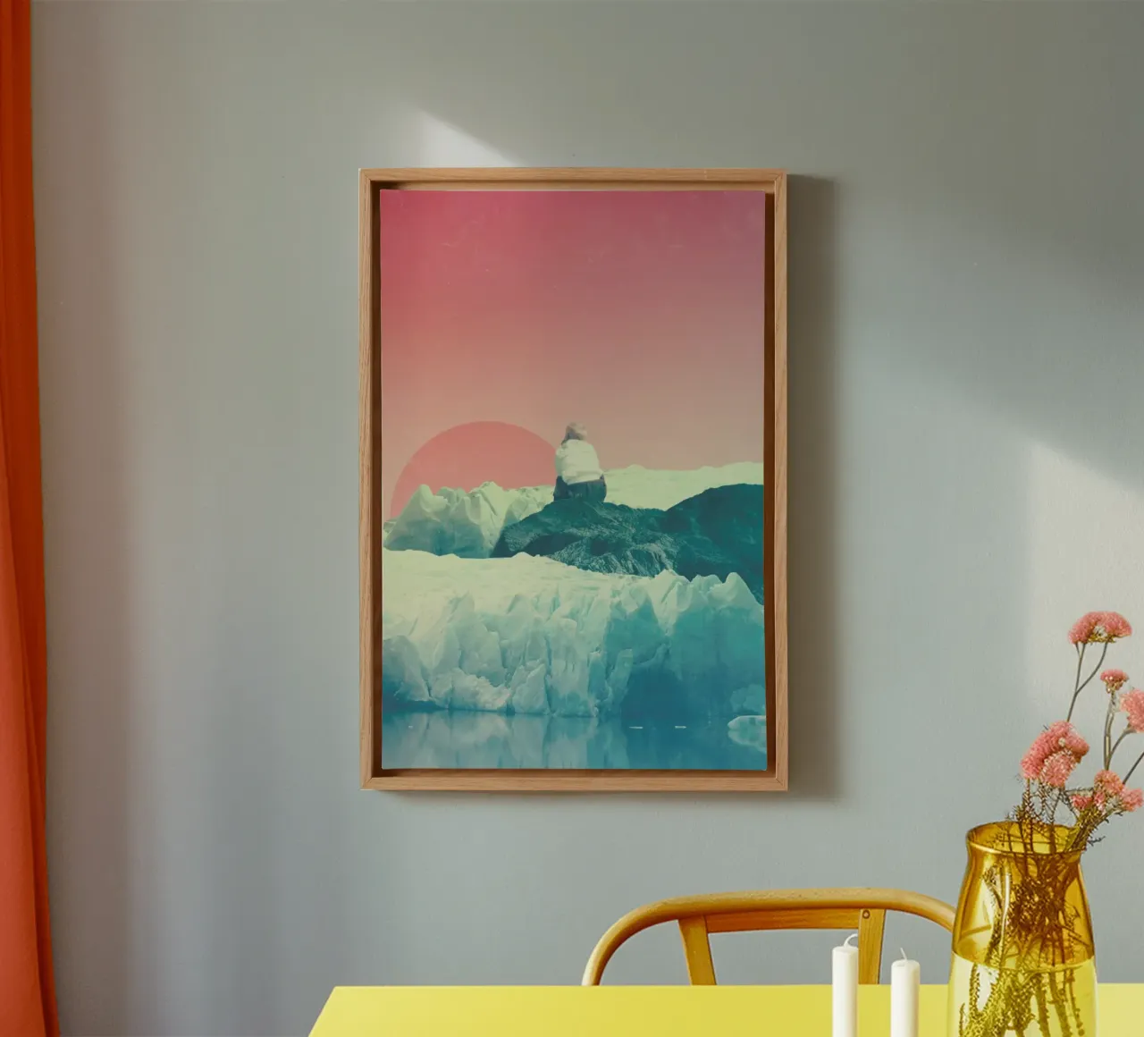 Pale Dreamer canvas met Baklijst van Frank Moth