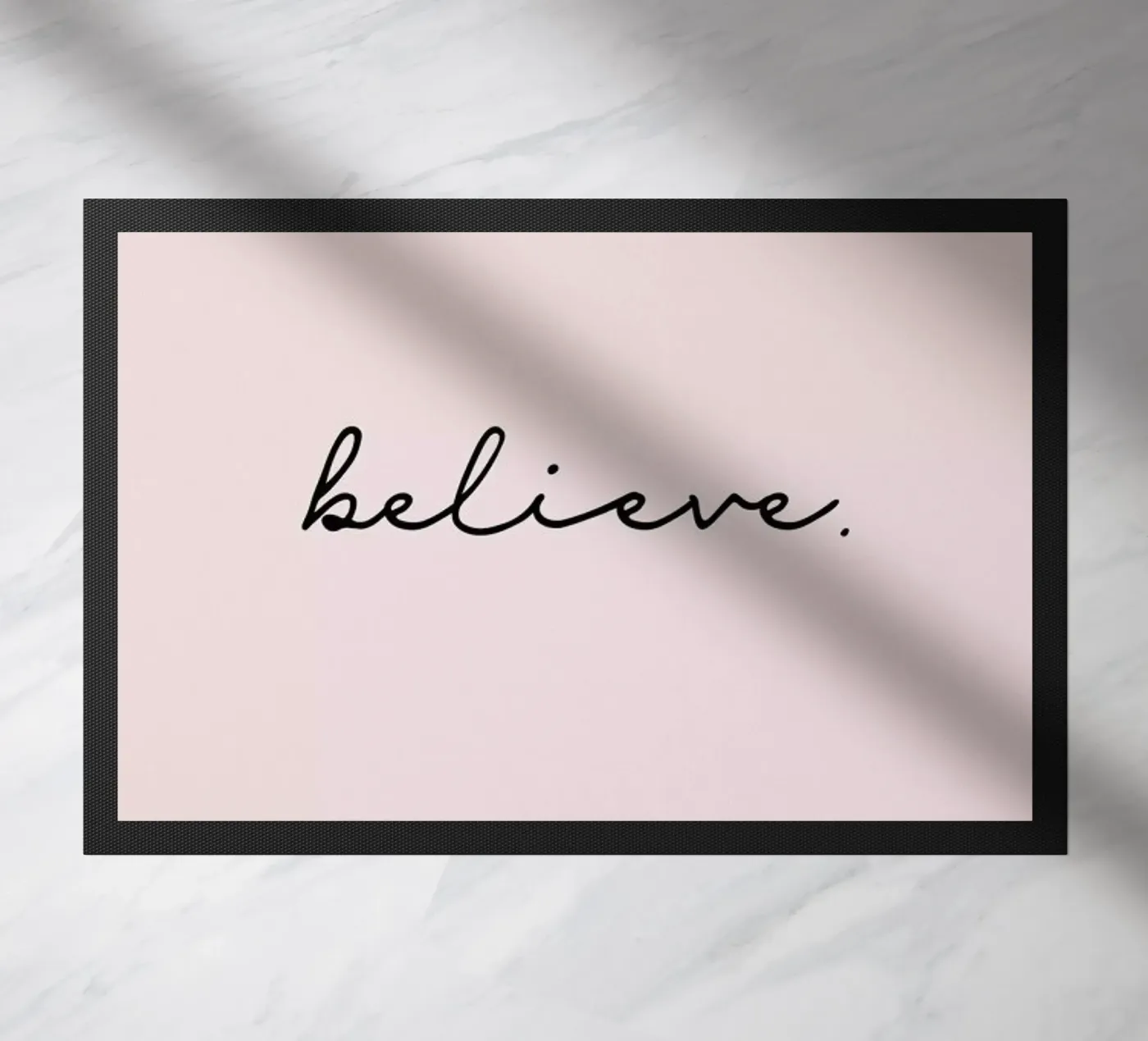 Believe doormat by Studio One