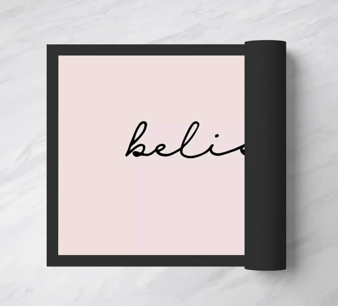 Believe doormat by Studio One