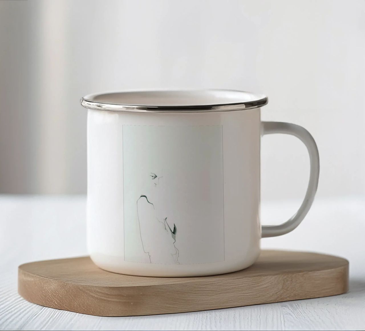 [apˈzɛnt] I tazza in smalto da Julia Danckwerth