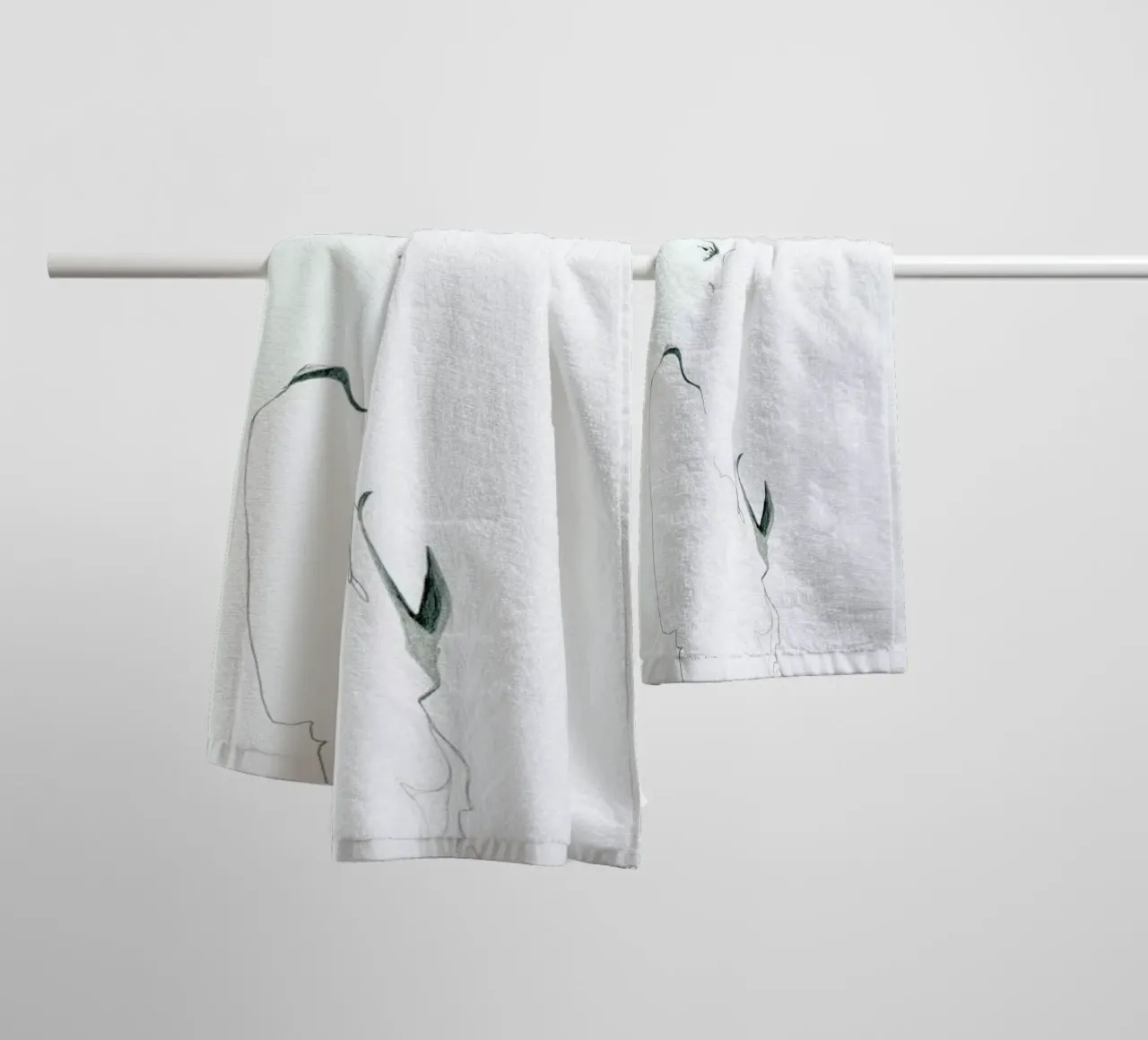 [apˈzɛnt] I asciugamano da bagno da Julia Danckwerth