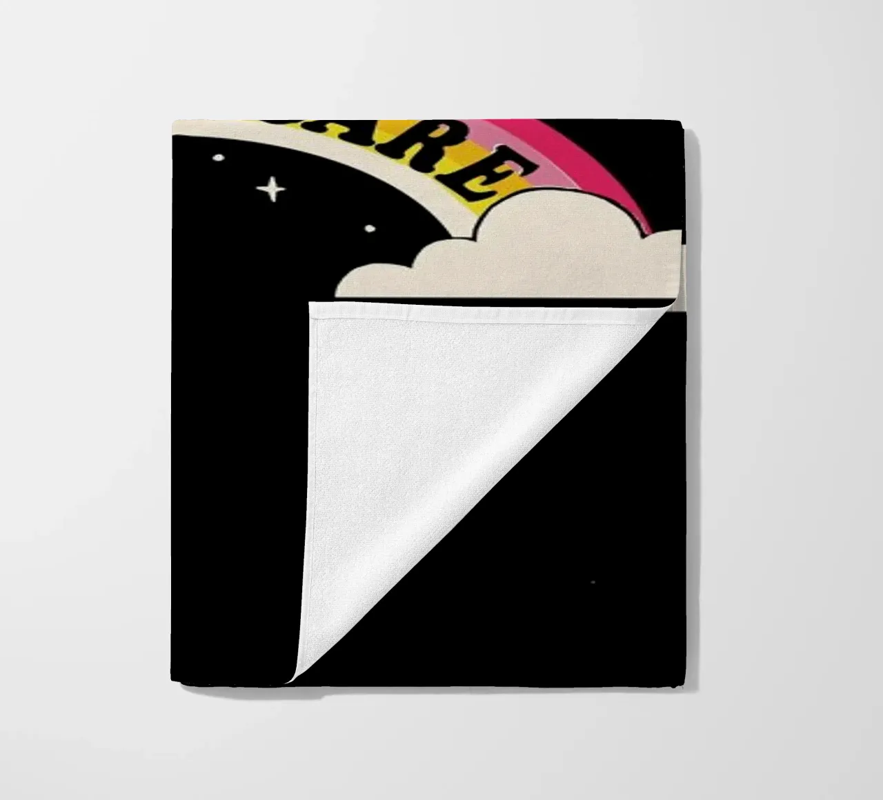 Unicorn Don’t Care beach towel by DinoMike