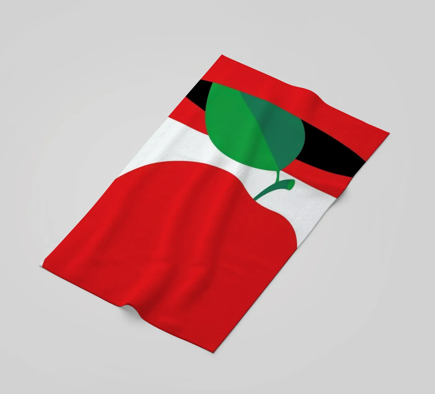 Apple 3 beach towel by Pietari Posti
