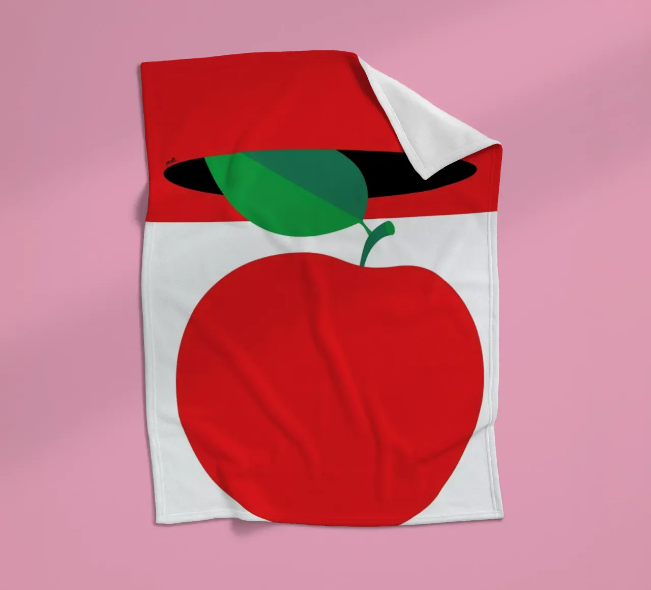 Apple 3 Fleecedecke von Pietari Posti