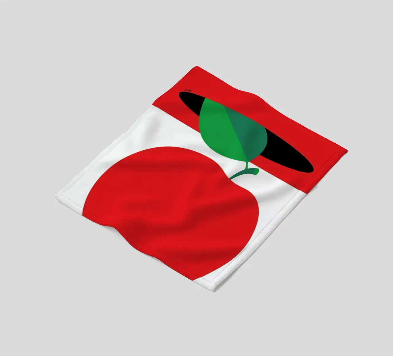 Apple 3 Fleecedecke von Pietari Posti