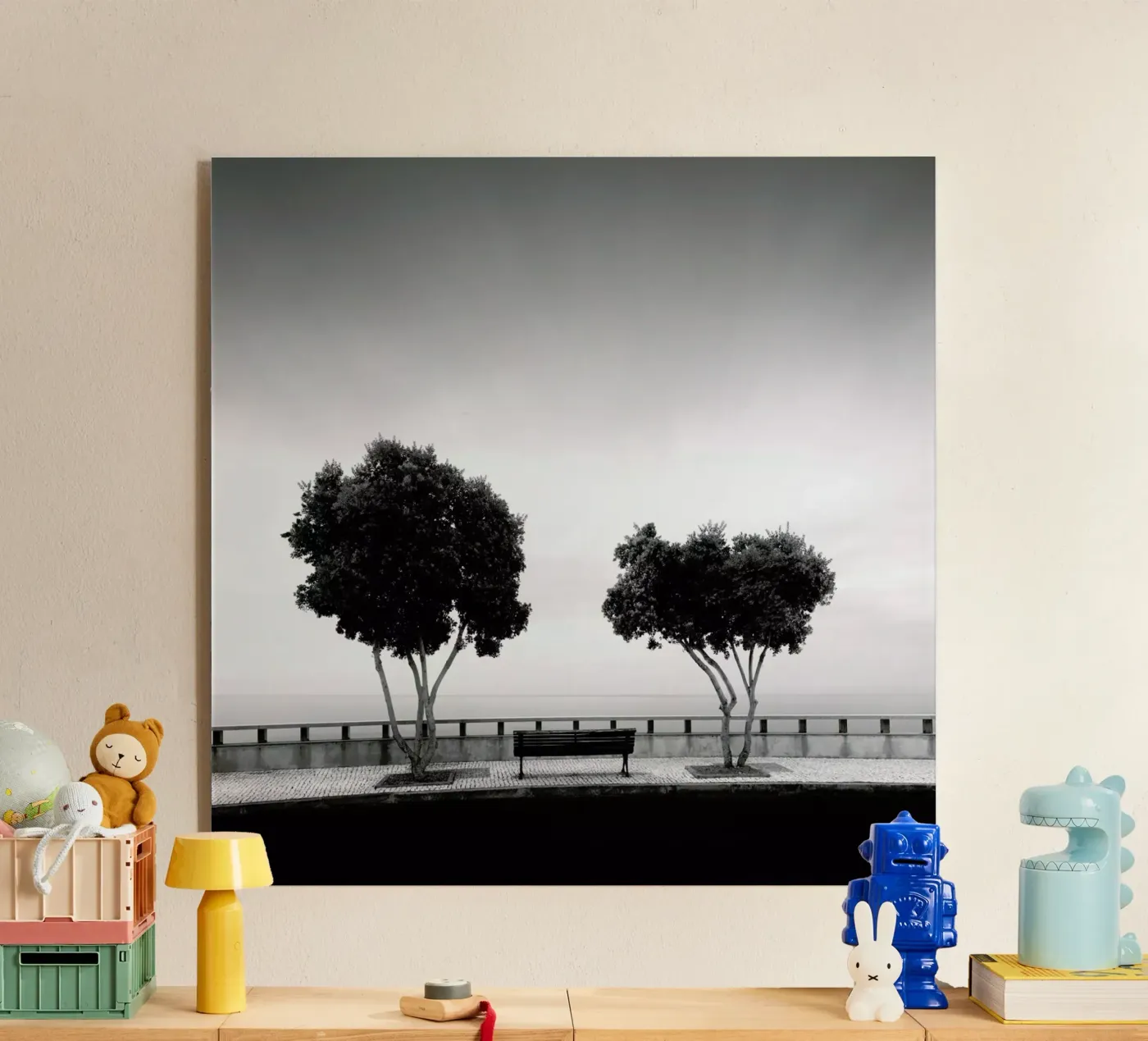 Banco Na Noite plexiglass da Michael J. Reibert