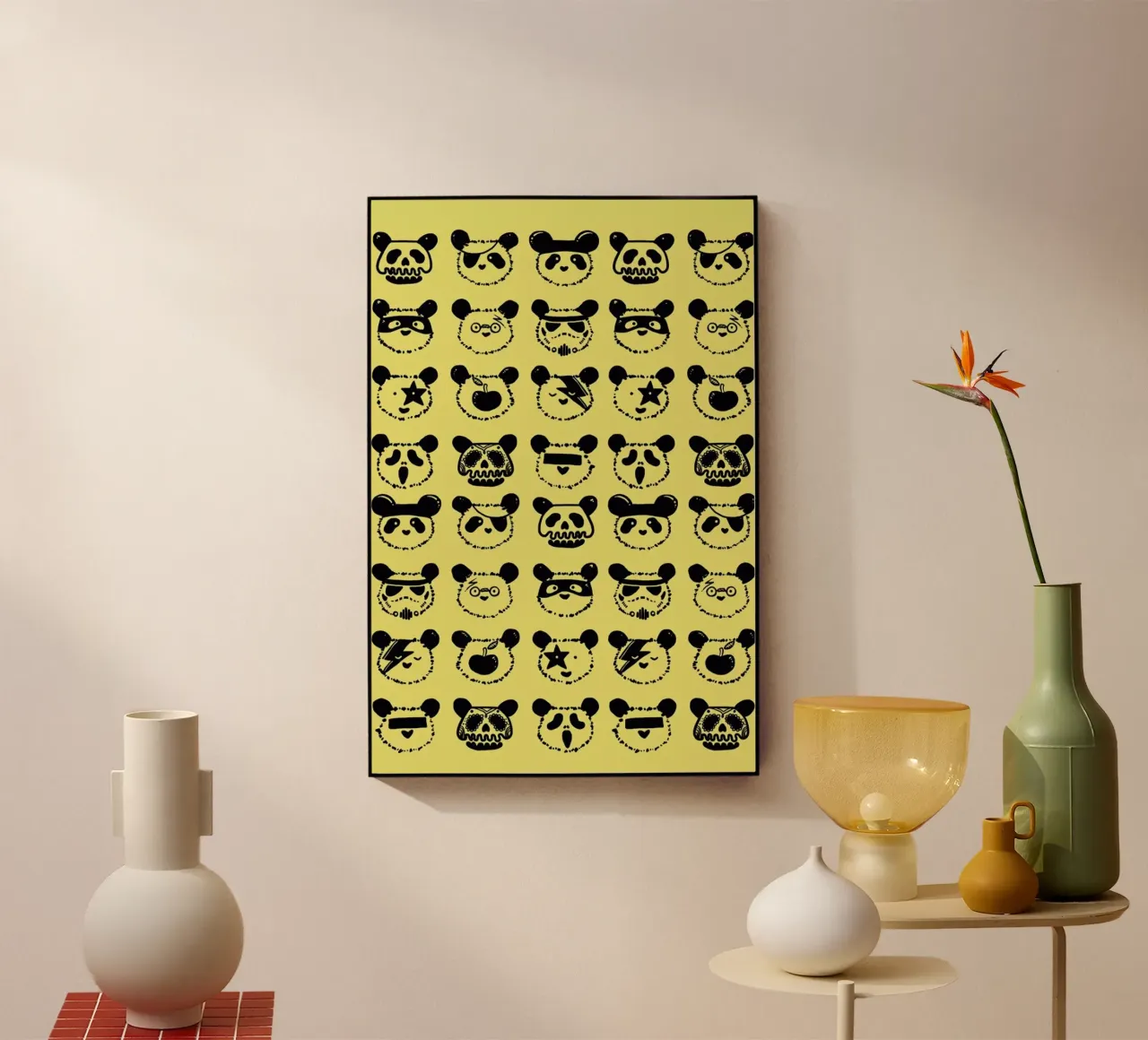 Pop Panda plexiglass da Tobe Fonseca