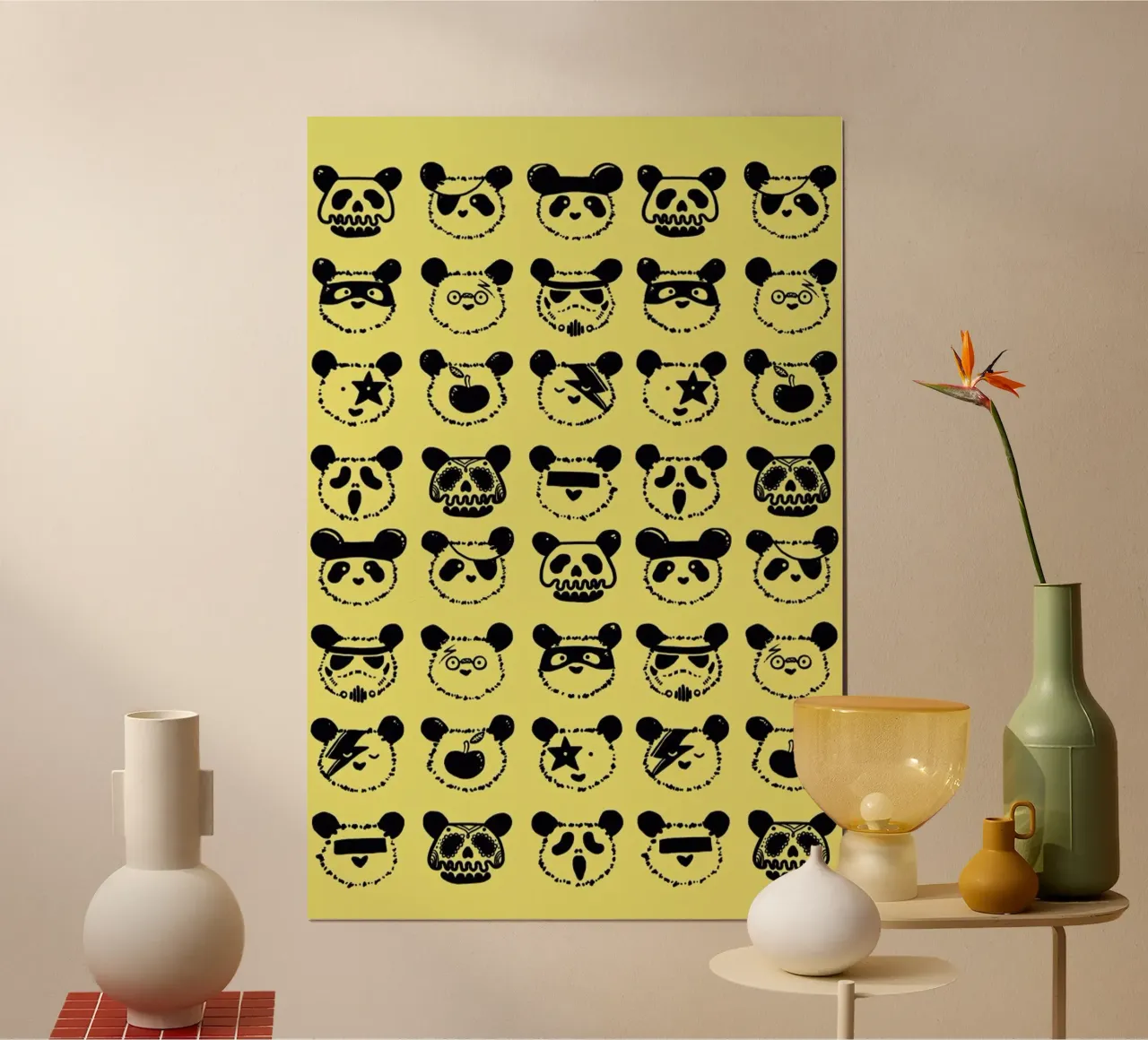 Pop Panda carta hahnemühle da Tobe Fonseca