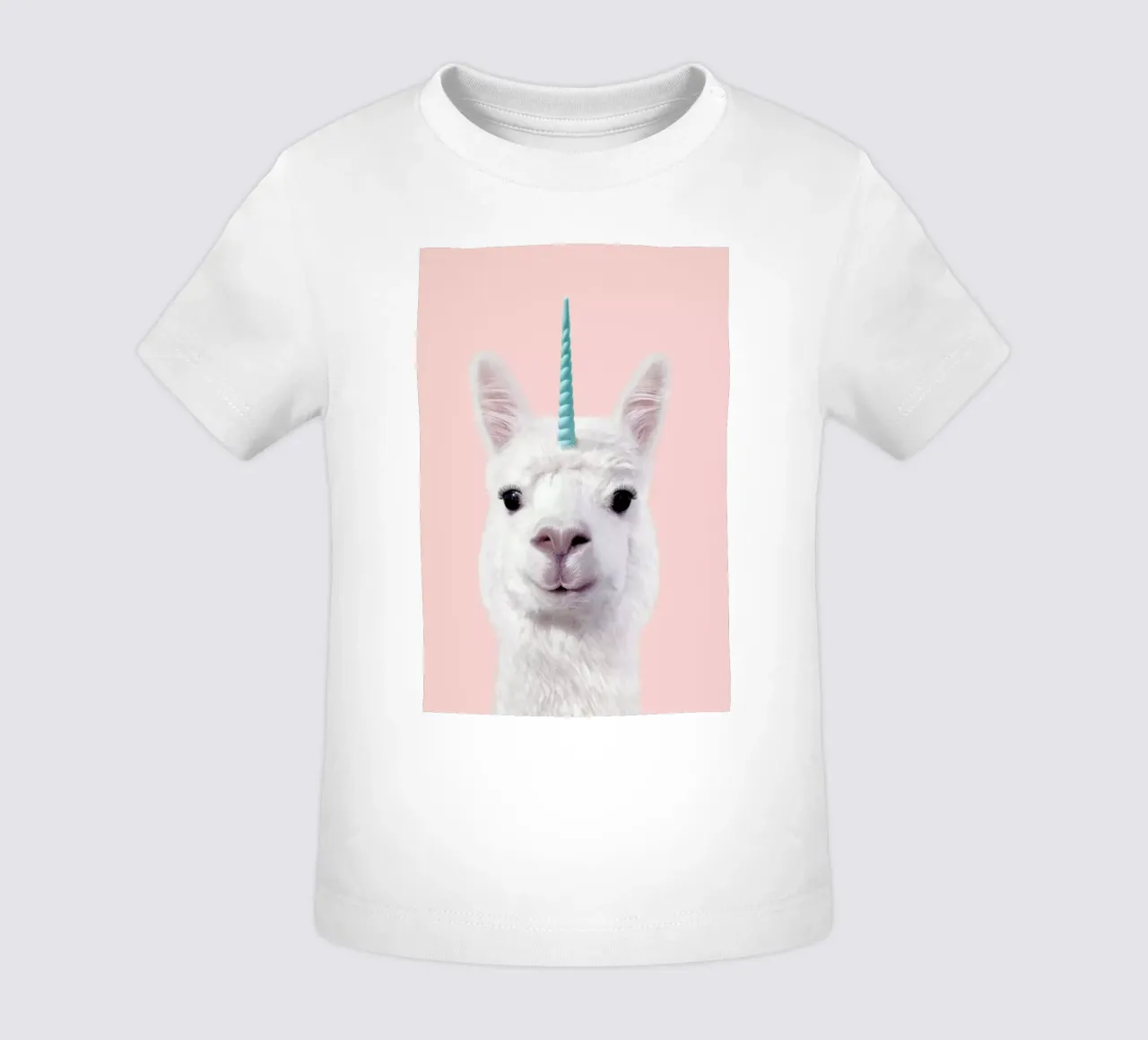 Alpaca Unicorn maglietta neonato da Paul Fuentes Design