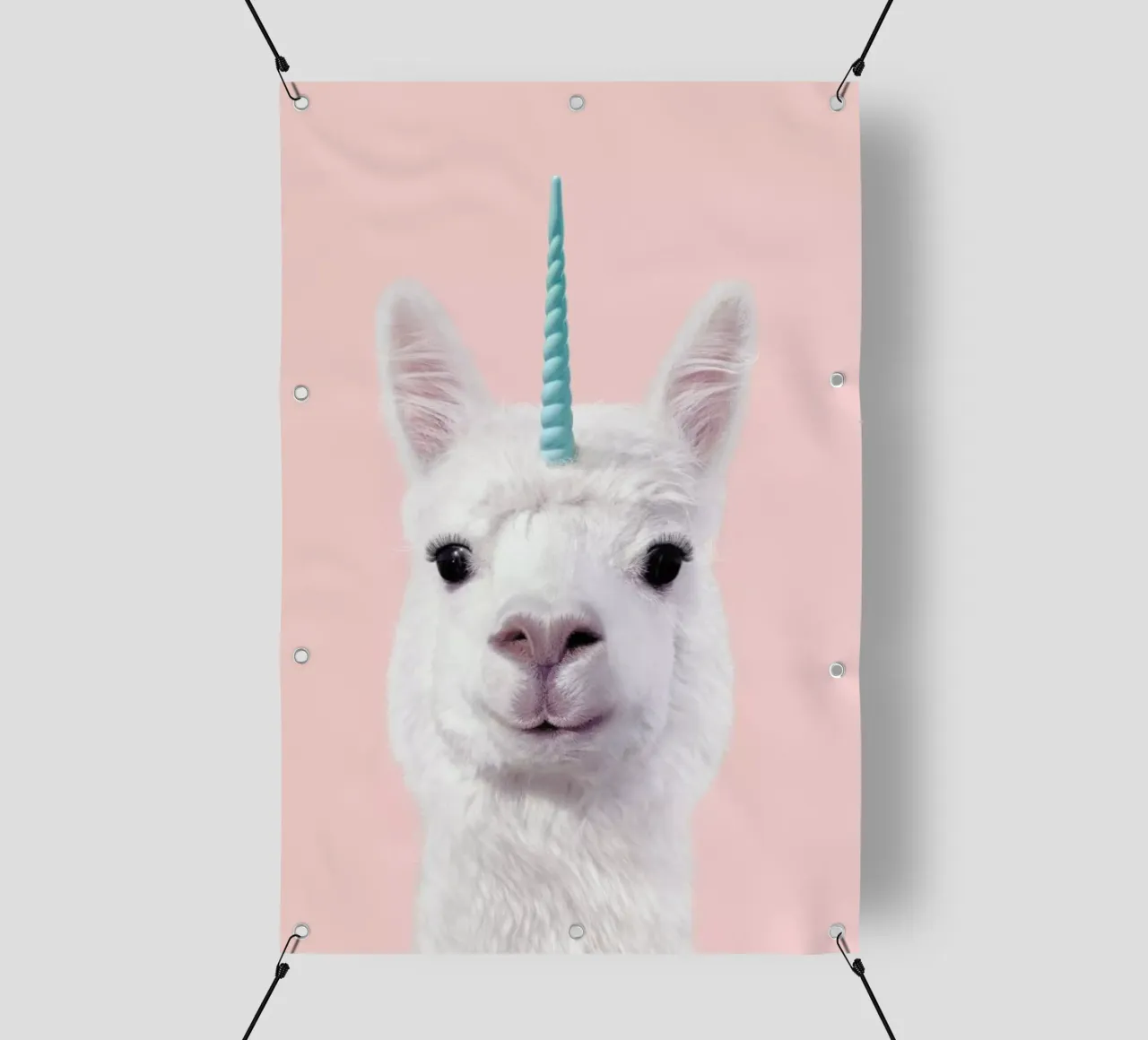 Alpaca Unicorn telo in pvc da Paul Fuentes Design