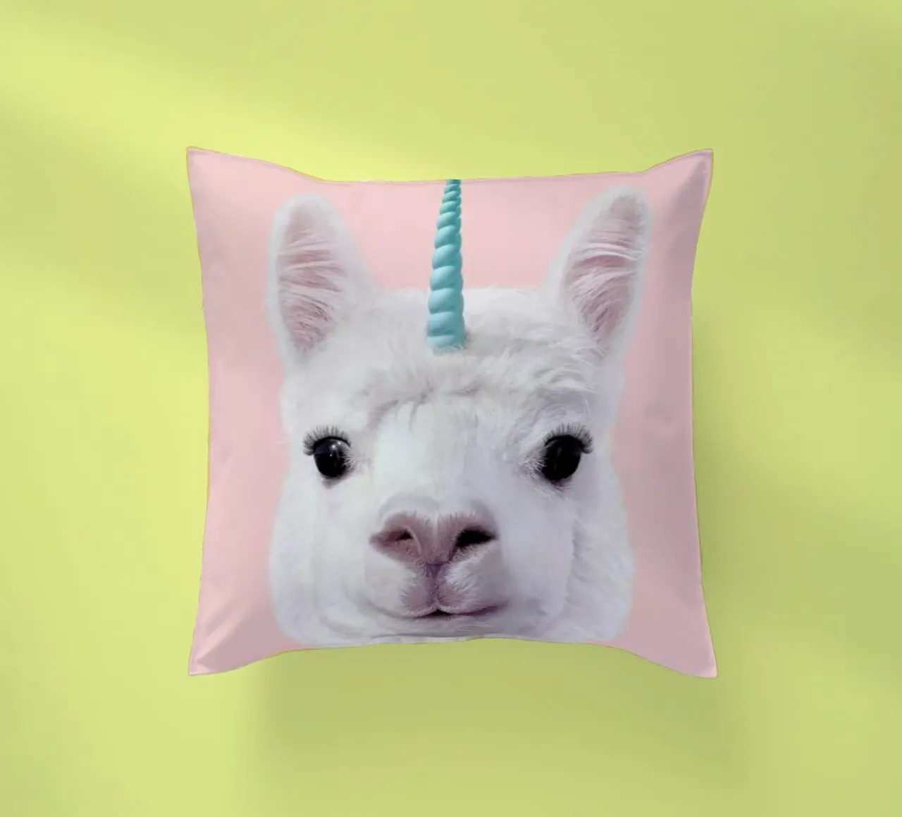 Alpaca Unicorn cuscino da Paul Fuentes Design